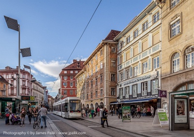 Cultural Landscape by Hauptplatz - old historic district  Graz, Austria